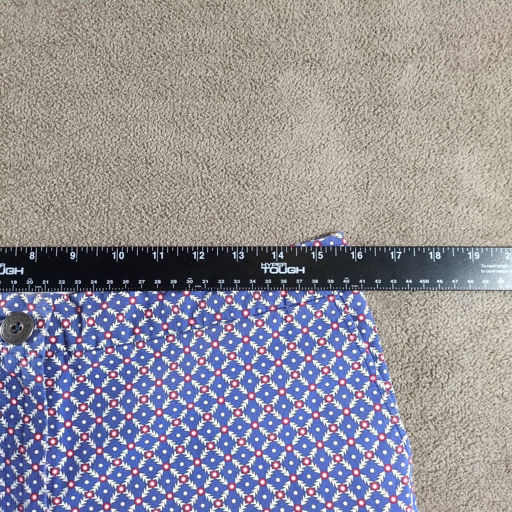 Brooks Brothers Womens Shorts Blue Geometric Print Size 6‎ - Picture 5 of 7